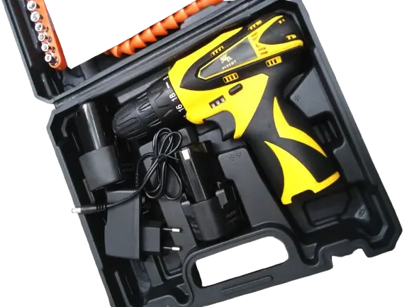 FLYCUT 12V Cordless Screwdriver and Drill Set - 25pcs, Two-Speed, Compact and Powerful - 1350 RPM - Reversible switch Multi-Torque Clutch, 10mm Keyless Chuck - 2x1.5Ah Battery My Store