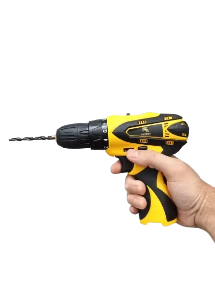FLYCUT 12V Cordless Screwdriver and Drill Set - 25pcs, Two-Speed, Compact and Powerful - 1350 RPM - Reversible switch Multi-Torque Clutch, 10mm Keyless Chuck - 2x1.5Ah Battery My Store